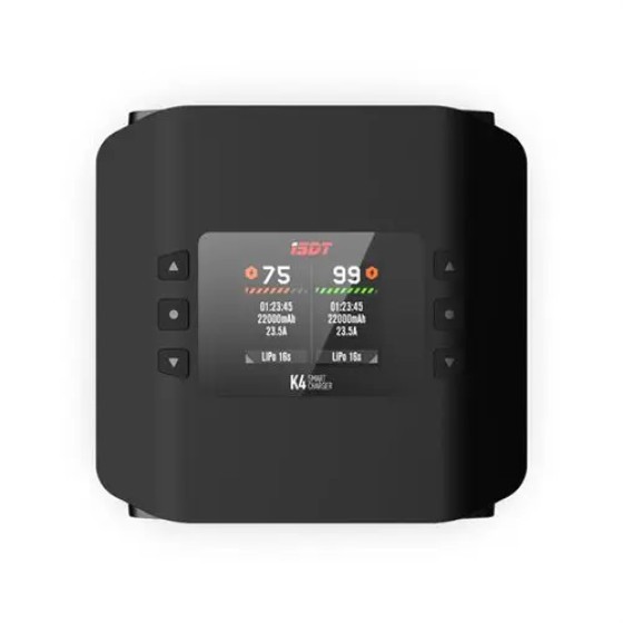 ISTD K4 AC 400W 600Wx2 Dual Mode Dual Channel Smart Charger for Lithium Battery